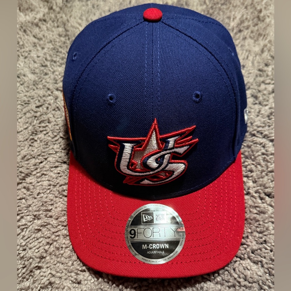 New Era 9Forty Men’s USA Navy/Red SnapBack Cap
